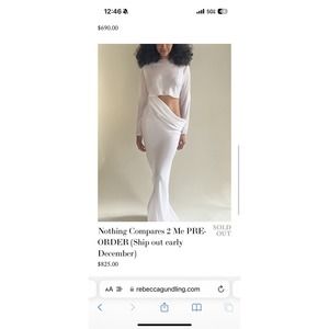 REBECCA GUNDLING Nothing Compares 2 Me Set Size Small